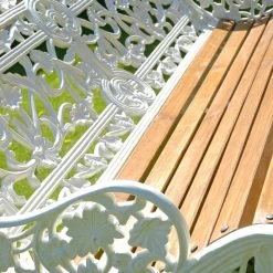 Belgravia Three Seater 8 Belgravia Three Seater -Garden Supply Discount Store belgravia 3 seater cast iron garden bench close up of ornate classic detail