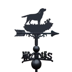 Weathervane Labrador -Garden Supply Discount Store bespoke labrador weathervane white bg
