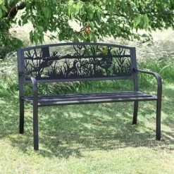 Bespoke Pheasant Iron & Steel Park Bench In Black 10 Bespoke Pheasant Iron & Steel Park Bench In Black -Garden Supply Discount Store bespoke pheasant iron steel park bench in black 4