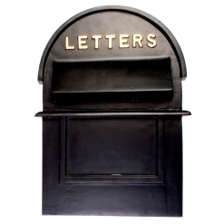 Black & Gold "Grosvenor" Post Box - Front & Back Plates 15 Black & Gold "Grosvenor" Post Box - Front & Back Plates -Garden Supply Discount Store black gold grosvenor box 2 2