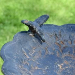 Rustic Black Cherub Bird Bath -Garden Supply Discount Store black cherub bird bath 7