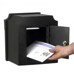 Black Finsbury Letter Box (English Roses) 7 Black Finsbury Letter Box (English Roses) -Garden Supply Discount Store black finsbury letter box