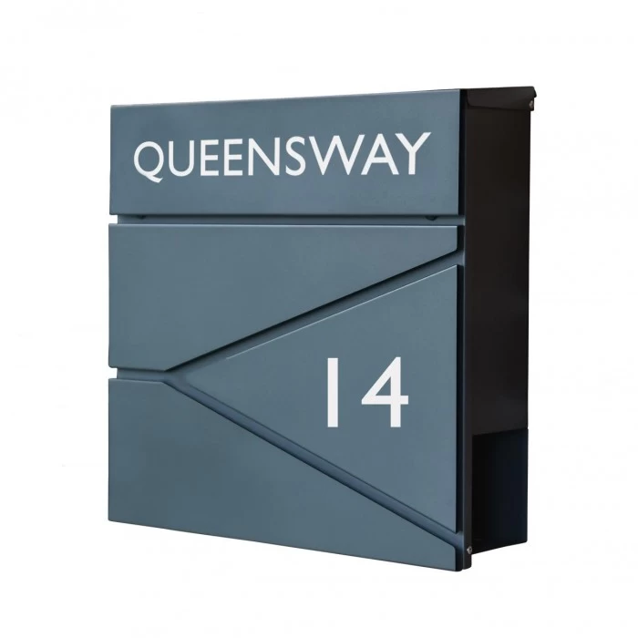 Personalised "Leading Edge" Wall Mounted Post Box & Newspaper Holder 3 Personalised "Leading Edge" Wall Mounted Post Box & Newspaper Holder