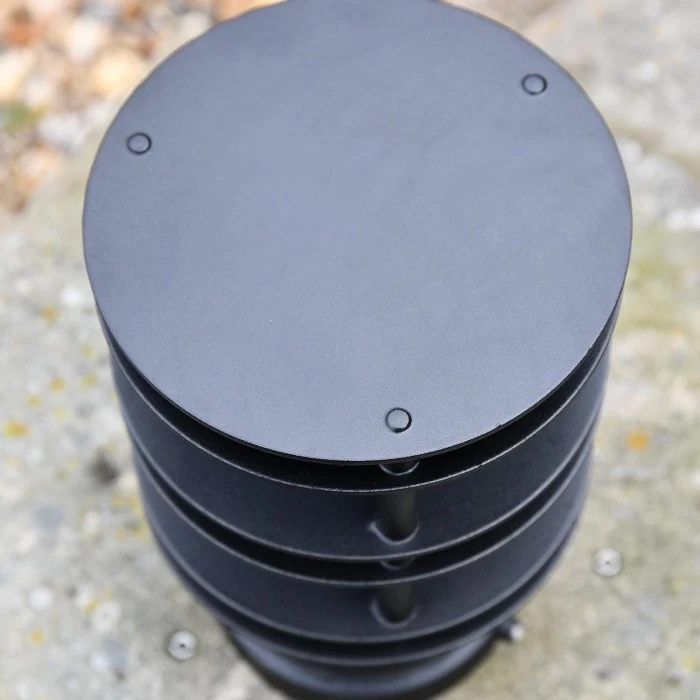 "Riverfront" Black Steel Low Level Bollard Light 28cm 8 "Riverfront" Black Steel Low Level Bollard Light 28cm - Image 6