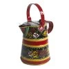 Traditional Black Hand Painted Watering Can - 1 Pint -Garden Supply Discount Store black traditional narrowboat watering can 1