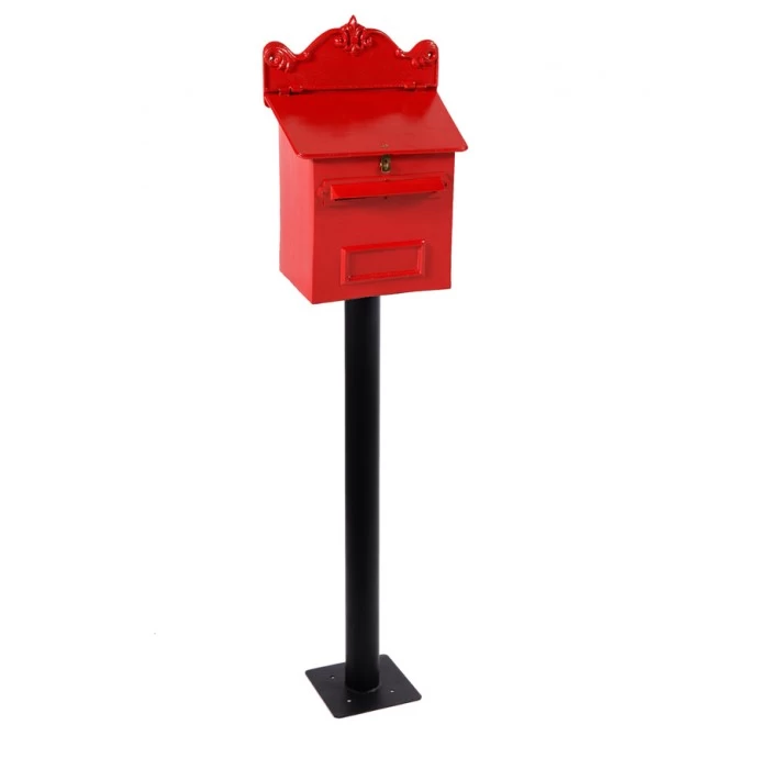 “Blushed Peony” Red Goldhay Post Box 3 “Blushed Peony” Red Goldhay Post Box