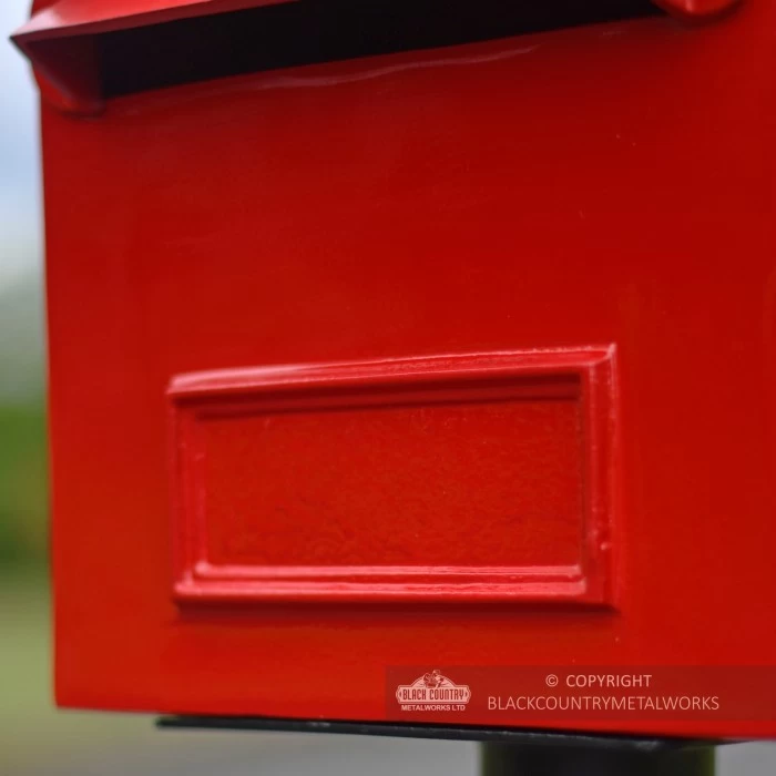 “Blushed Peony” Red Goldhay Post Box 7 “Blushed Peony” Red Goldhay Post Box - Image 5