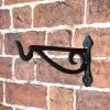 Black Scroll Iron Hanging Basket Bracket -Garden Supply Discount Store by211 1