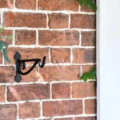 Black Scroll Iron Hanging Basket Bracket -Garden Supply Discount Store by211 7