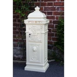 "Letters Of Love" Deluxe White Wedding Camden Free Standing Post Box 9 "Letters Of Love" Deluxe White Wedding Camden Free Standing Post Box -Garden Supply Discount Store camden city white wedding post box outside 1