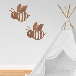 Rustic 'Cartoon Bee' Wall Art -Garden Supply Discount Store cartoon bee wall art rus 3