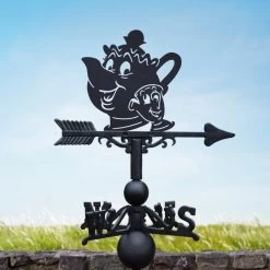 Cartoon Tea Pot & Cup Weathervane -Garden Supply Discount Store cartoon tea pot cup weathervane 3