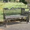 Cast Aluminium "Roman Buckle" Three Seater Garden Bench 1 Cast Aluminium "Roman Buckle" Three Seater Garden Bench -Garden Supply Discount Store cast aluminium 22roman buckle 22 three seater garden bench1