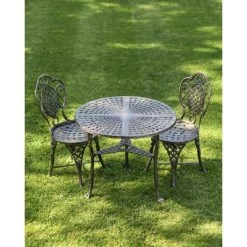 Cast Aluminium "Athena" Two Seater Outdoor Bistro Set 14 Cast Aluminium "Athena" Two Seater Outdoor Bistro Set -Garden Supply Discount Store cast aluminium athena two seater outdoor bistro set 8