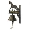 Cast Iron Horse & Foal Garden Bell
