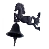 Cast Iron Jumping Horse Garden Bell -Garden Supply Discount Store cast iron jumping horse garden bell
