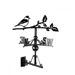 Cast Iron & Steel Blackcap Weathervane -Garden Supply Discount Store cast iron steel blackcap weathervane 1