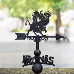 Cast Iron & Steel Cartoon Warthog Weathervane -Garden Supply Discount Store cast iron steel cartoon warthog weathervane 3