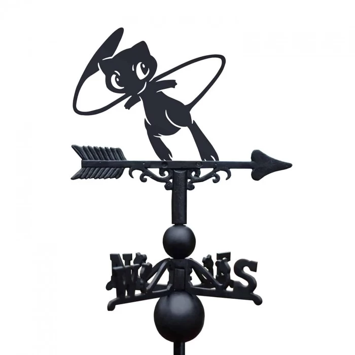 Cast Iron & Steel Generation I Psychic Character Weathervane 4 Cast Iron & Steel Generation I Psychic Character Weathervane - Image 2