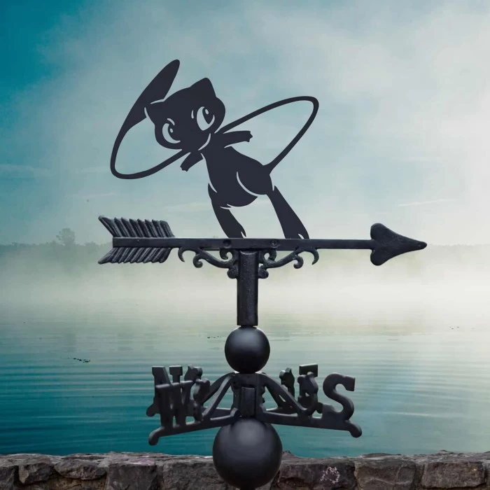 Cast Iron & Steel Generation I Psychic Character Weathervane 6 Cast Iron & Steel Generation I Psychic Character Weathervane - Image 4