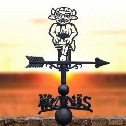 Cast Iron & Steel Lincoln Imp Weathervane