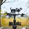Cast Iron & Steel Pair Of Border Collies Weathervane -Garden Supply Discount Store cast iron steel pair of border collies weathervane 5