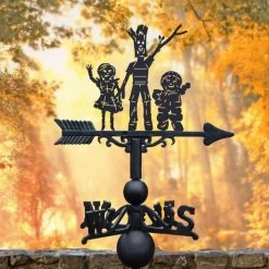 Three Woodland Characters Weathervane
