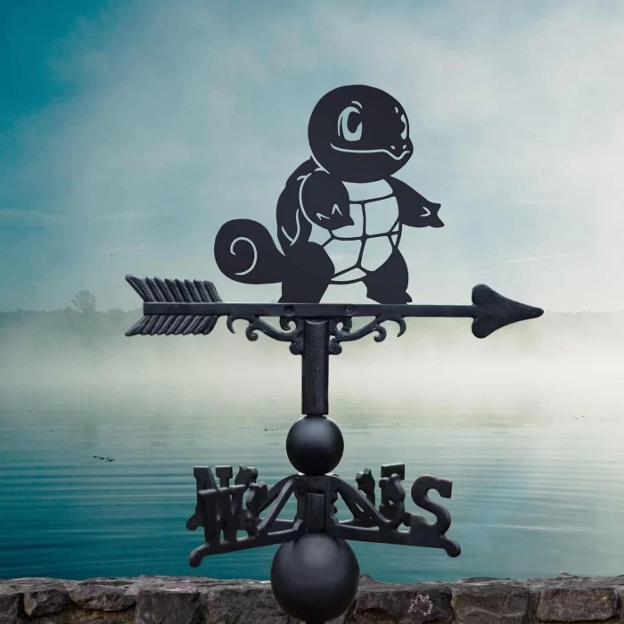 Cast Iron & Steel Unevolved Water Reptile Character Weathervane 8 Cast Iron & Steel Unevolved Water Reptile Character Weathervane - Image 6