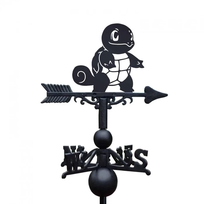 Cast Iron & Steel Unevolved Water Reptile Character Weathervane 4 Cast Iron & Steel Unevolved Water Reptile Character Weathervane - Image 2