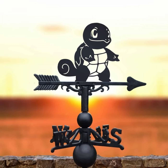 Cast Iron & Steel Unevolved Water Reptile Character Weathervane 5 Cast Iron & Steel Unevolved Water Reptile Character Weathervane - Image 3