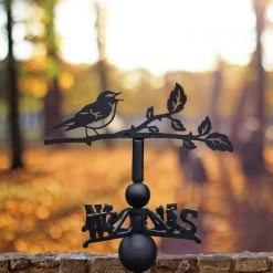 Cast Iron & Steel Wood Warbler Weathervane -Garden Supply Discount Store cast iron steel wood warbler weathervane 6