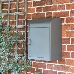 Charcoal Front Opening Parcel Box -Garden Supply Discount Store charcoal front opening parcel box 1