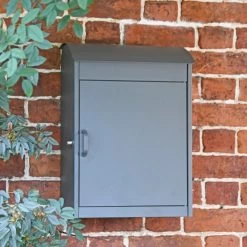 Charcoal Front Opening Parcel Box -Garden Supply Discount Store charcoal front opening parcel box 3 1