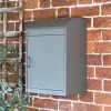 Charcoal Front Opening Parcel Box