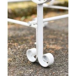 “Chatham" One Seater Park Bench - Cream -Garden Supply Discount Store chatham 22 one seater park bench cream 5