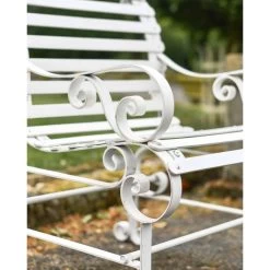 “Chatham" One Seater Park Bench - Cream -Garden Supply Discount Store chatham 22 one seater park bench cream 6