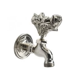 Bright Chrome Toad InThe Hole Garden Tap