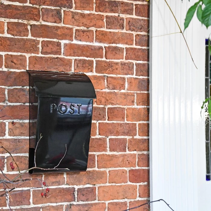 “Evening Hush” Black Berkley Post Box With Lock - Image 8