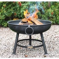 Classic Steel Fire Pit - 80cm -Garden Supply Discount Store classic fire pit 50cm 1 1 1 1