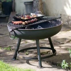 Classic Steel Fire Pit - 80cm -Garden Supply Discount Store classic fire pit 50cm 2 1 1 1 1