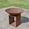 Rustic "Fury" Fire Pit & Wood Store -Garden Supply Discount Store cnet052 2
