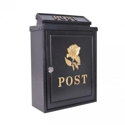 Gold Rose "Oxford" Wall Mounted Post Box -Garden Supply Discount Store cnsr002