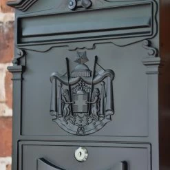 "Midnight Thunder" Dawson Lodge Post Box - 41cm -Garden Supply Discount Store cnsr021 1