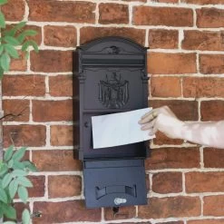 "Midnight Thunder" Dawson Lodge Post Box - 41cm -Garden Supply Discount Store cnsr021 4