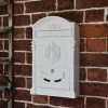"Dawson Lodge" White Post Box - 47cm -Garden Supply Discount Store cnsr022 3