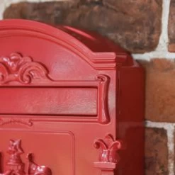 "Moroccan Summer” Red Dawson Lodge Post Box - 47cm -Garden Supply Discount Store cnsr023 5