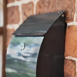 "Moonlight Dance" Grey Wall Mounted Post Box -Garden Supply Discount Store cnsr026 3