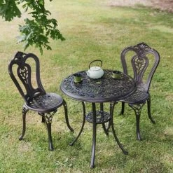Antique Copper "Rosenbloom" Two Seater Furniture Set -Garden Supply Discount Store cnss031 cop set 7