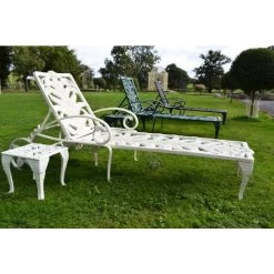 "Coalbrookdale" Reclining Garden Sun Lounger -Garden Supply Discount Store coalbrookdale reclining lounger various colours