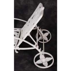 "Coalbrookdale" Reclining Garden Sun Lounger -Garden Supply Discount Store coalbrookdale iron garden chair back shot